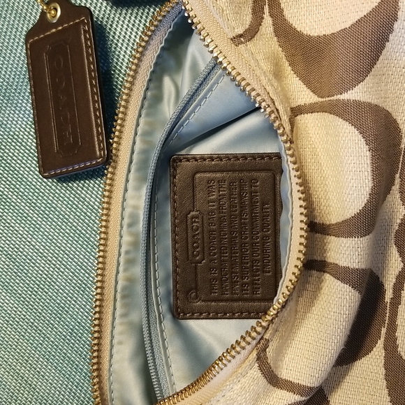 Very Stylish brown and tan Coach bag! - Picture 3 of 7